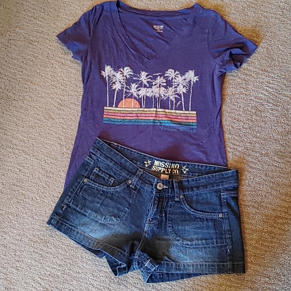 Shorts and top set
